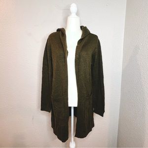 Olive Cardigan Hoodie